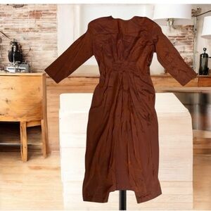 Vintage David Benjamin Orange Dress